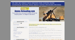 Desktop Screenshot of ammo-reloading.com