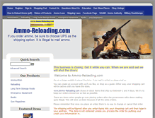 Tablet Screenshot of ammo-reloading.com